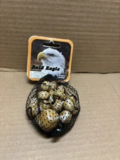 Net Bag of Bald Eagle Mega Mables - New