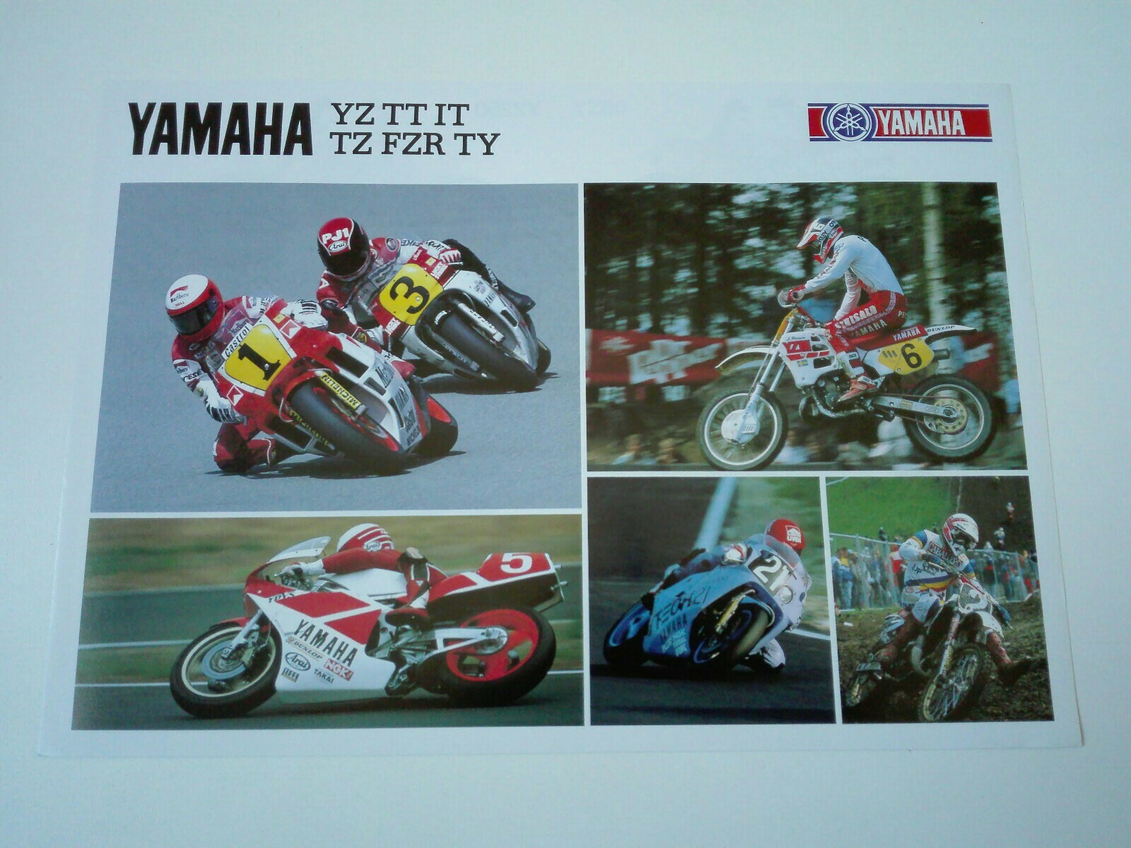 Brochure Moto Yamaha TT IT TY 1988 : guide technique pour restauration vintage