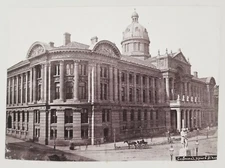 Antique Photogravure Birmingham City Council House Victoria Square England