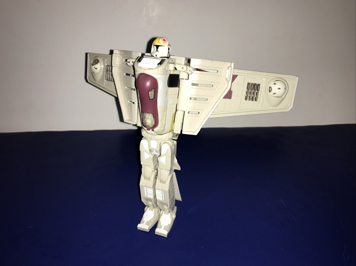 2007 Star Wars TRANSFORMERS CLONE PILOT Republic Command GUNSHIP 6
