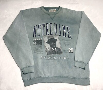 Vintage 80s 90s University of Notre Dame Sweatshirt Galt Sand