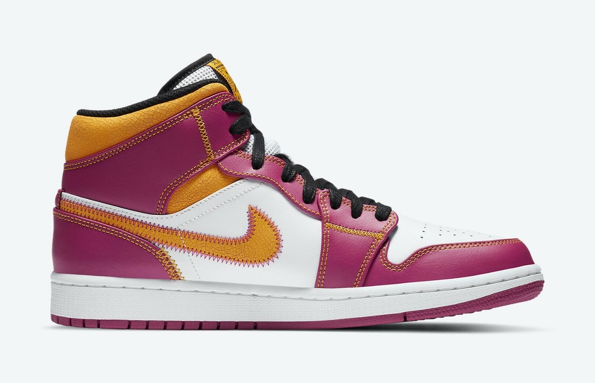 Nike Air Jordan 1 Mid Dia De Los Muertos DC0500-100 GS Size Nike Air Jordan 1 Mid Dia De Los Muertos DC0500-100 GS Size