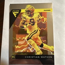 2022 Panini Chronicles Christian Watson Flux Base Rookie Packers #FX-8