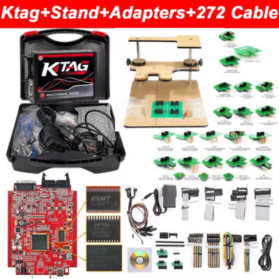 Ktag Ecu Programmer 2025 KTAG V7.020 V2.25 Red PCB Red European Unlimited Points