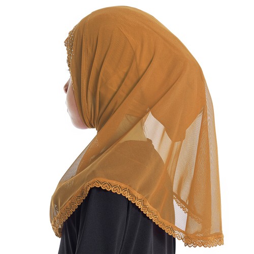 Instant Girls Kids Hijab One Piece Amira Turban Shawls Headwrap Islamic Scarves - Picture 19 of 68