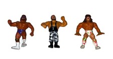 Vintage WWF Macho Man Randy Savage Ultimate Warrior Luke Action Figure Lot