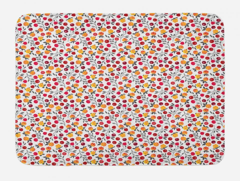 Cranberry Bath Mat Bathroom Decor Plush NonSlip Mat 29.5" X 17.5" eBay