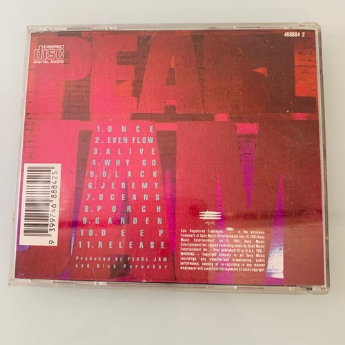 PEARL JAM Ten CD 4688842 Eddie Vedder - Picture 2 of 4