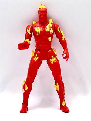 Vintage 1992 ToyBiz Marvel Super Heroes Fantastic Four Human Torch Action Figure