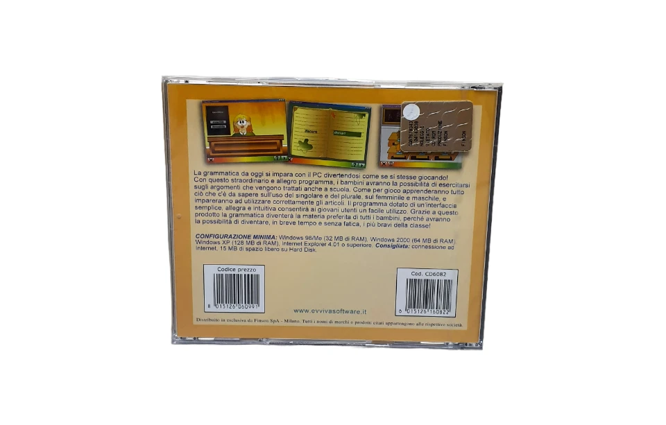 CD Allenati con la grammatica Software Vintage Blisterato Finson - Immagine 2 di 2