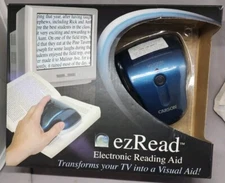 CARSON ezRead Electronic Reading Aid DR-200 Visual TV Magnifier With AC Adapter
