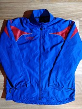 Umbro Vintage Womens Windbreaker Track Jacket Tracksuit Top Running Blue Red