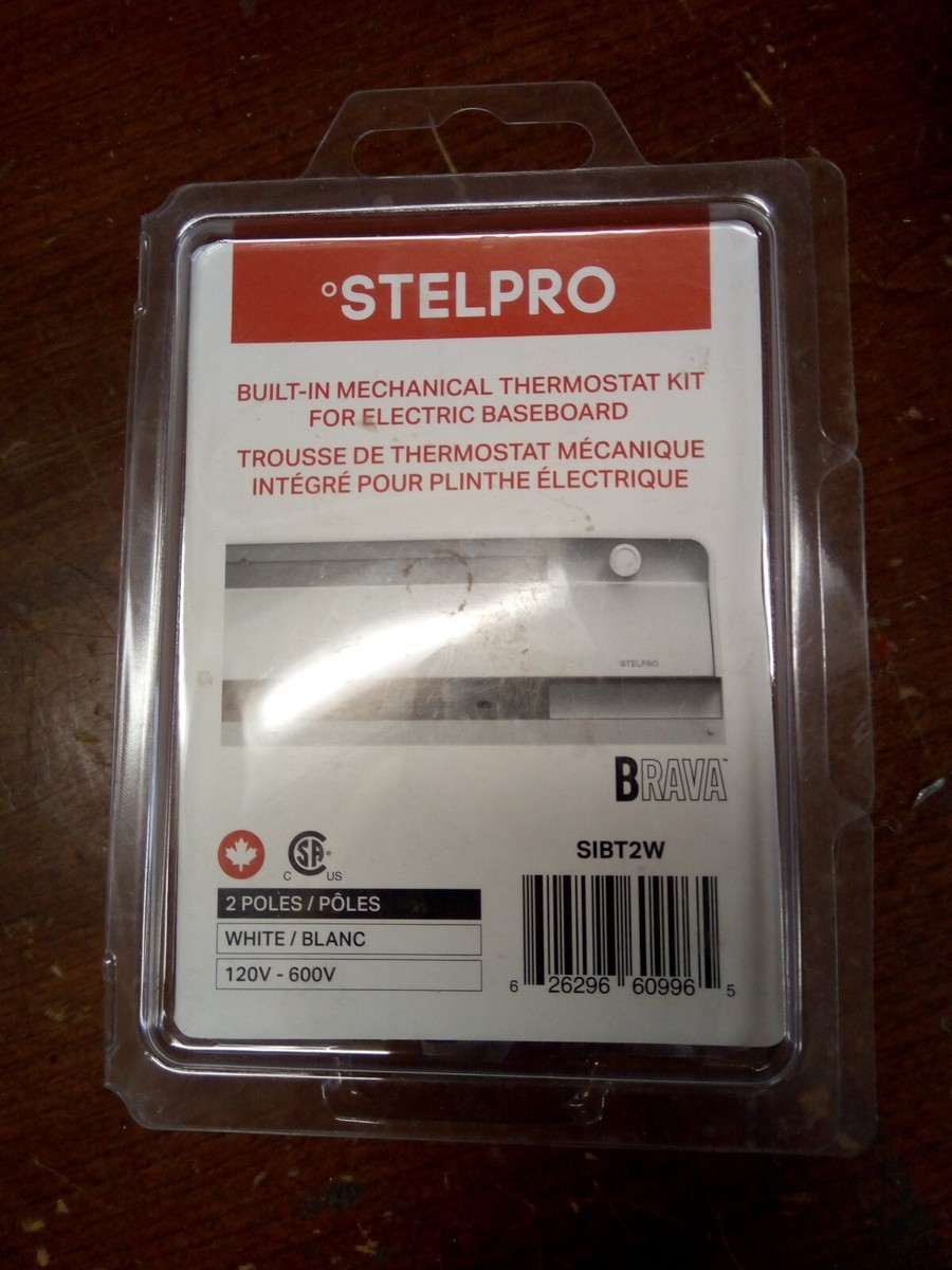 Stelpro BUILT-IN THERMOSTAT KIT BASEBOARD HEATER S1BT2W WHITE 600V. NEW |  eBay