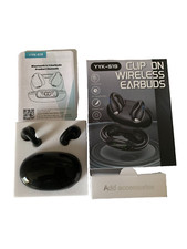 Open Ear Clip On Headphones Bluetooth 5.3 True Wireless Earbuds 4 HD Mic YYK-S19
