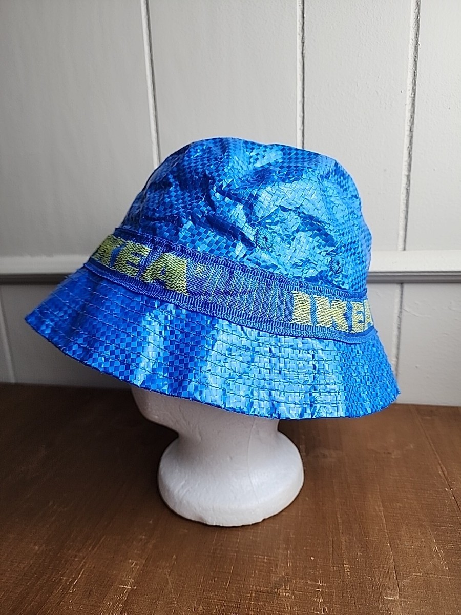 IKEA Knorva Blue Bucket Hat Unisex One Size Bag Hat