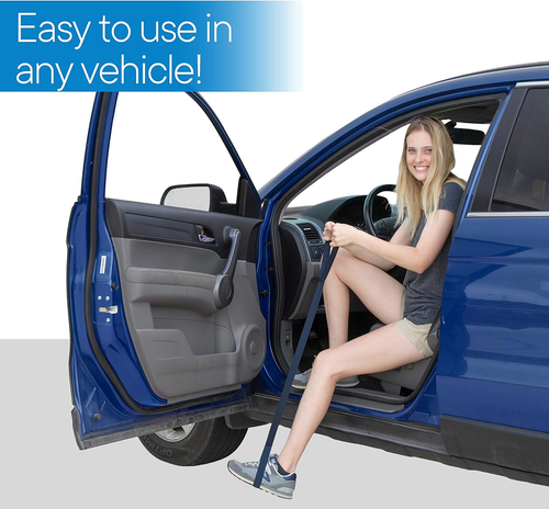 35" Long Leg Lifter Strap for Mobility – Easy Use, Travel-Friendly, Strong & Dur - Picture 4 of 8