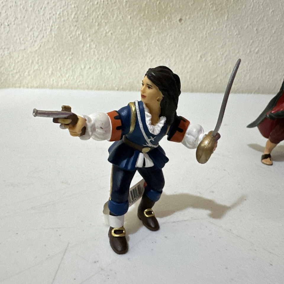 Lote De 21 Figuras De Colección Papo Indios Soldados Piratas Marina Caballos Accesorios Foto 2 de 4