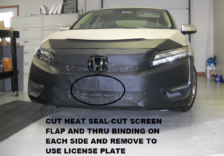 Lebra Front End Mask Cover Bra Fits HONDA Clarity Electric