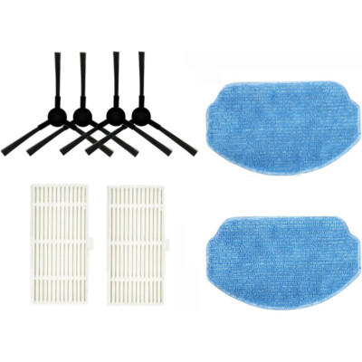 For BR150/BR151 Robot Vacuum Cleaner Parts Replacement Side Brush   Mop Set #W6