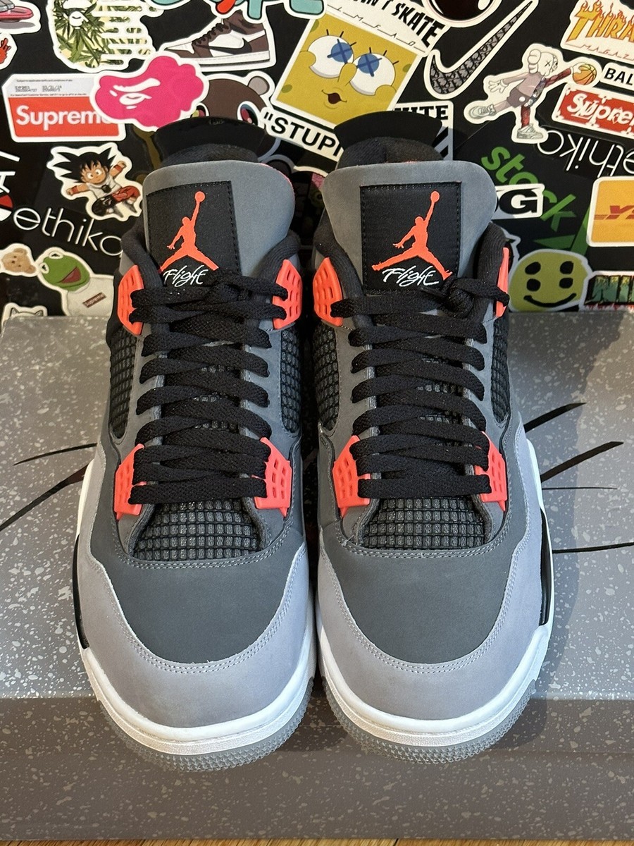 2022 Nike Air Jordan 4 Retro Infrared (DH6927-061) Men's Size 13
