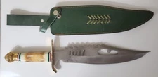 Vintage Chipaway Cutlery Fixed Blade Knife Pakistan with Sheath 18" Total Length