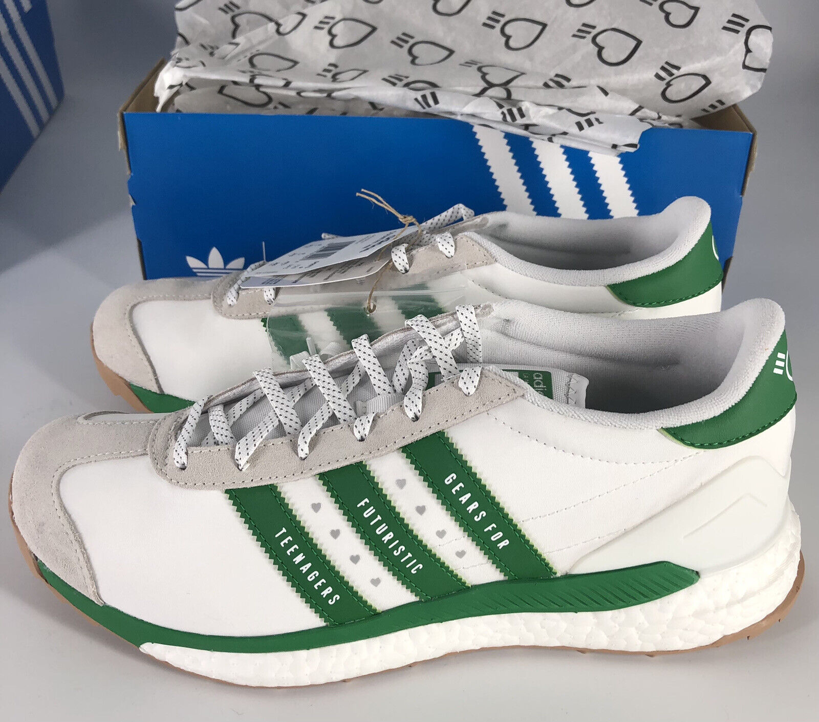 Adidas Country Free Human Made Green Sneaker Shoes 9.5 | eBay