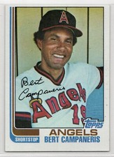 1982 Topps Baseball Card #772 Bert Campaneris-Angels