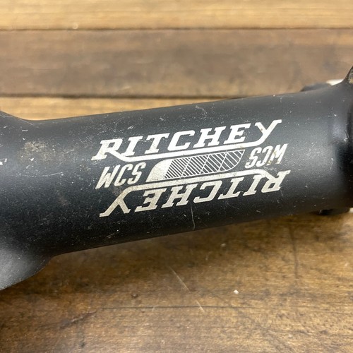 Vintage Ritchey WCS Stem 1 1/8 Threadless 110 mm 25.4 mm Clamp Road ATB Black A3 - Picture 6 of 13