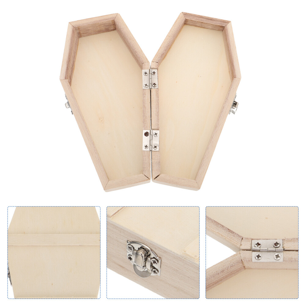 Goth Halloween DIY Coffin Candy Box Keepsake Decoration