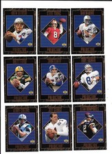 1995 Upper Deck Predictor League Leaders Football Trading Cards NFL