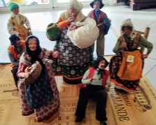 Lot de santons de provence en terre cuite