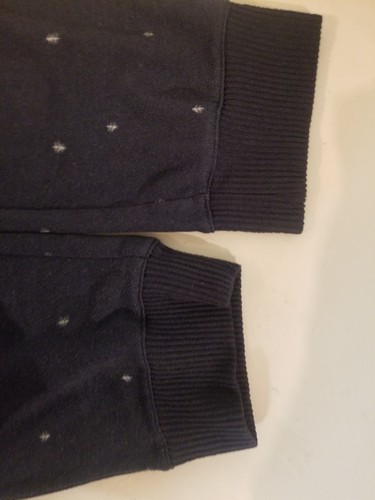 Laura Conrad Sleepwear Large Joggers Blue Snowflakes Elstc Wst Ribbed Cuffs EUC - Picture 5 of 11