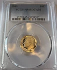 1963 Proof Roosevelt Silver Dime PCGS PR65 Deep Cameo, Black Specks On Obverse!
