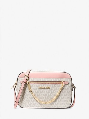 Michael Kors Jet Set Large Logo Crossbody Bag