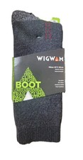 Wigwam All Weather Full Cushion Boot Sock USA Merino Wool M12/L Seamless Toe