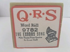 QRS - 'The Exodus Song' - 9782 - Player Piano Word Roll