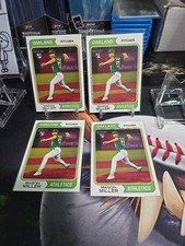 2023 Topps Heritage Mason Miller Rookie 4 Card Lot A's