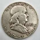 1952 S Franklin Half Dollar XF/AU You Grade It! 90% EF Silver Free Ship!