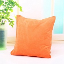 Solid Color Cotton Canvas Cushion Cover Home Decor Throw Pillow Case Lounge