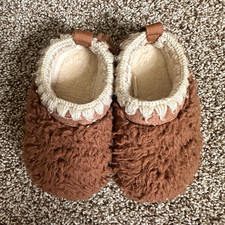 Unisex Cat  Jack Baby/Toddler Faux Fur Fuzzy Slip-On Slippers Size 6
