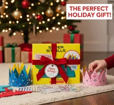 Craft Kit - DIY Crowns & Tiaras - 300+ Gems! | Perfect Holiday Gift for Kids!