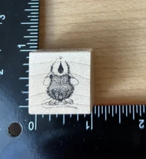 House-Mouse - Stampa Rosa -Wood Rubber Stamps - 1999 - B324 - Monica singing