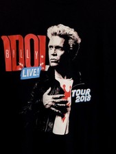 Billy Idol 2018 Tour Music Gift for Fan Black All Size t-Shirt AG872