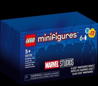 LEGO MINIFIGURES: Lego Minifigures Marvel Series 2, 6 Pack (66735) Never Opened