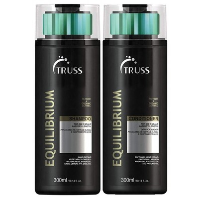 TRUSS Equilibrium Shampoo and Conditioner Set Bundle