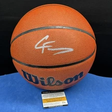 Cooper Flagg Autographed Signed Wilson Basketball Dallas Mavericks COA Hologram