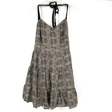Free People 8 Mosaic Tiered Halter Dress Mini
