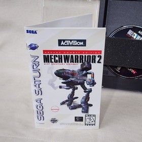 Mechwarrior 2 SEGA Saturn Complete CIB Tested w/Reg Card Very Clean Disc!