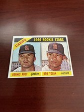 1966 Topps #179 Bobby Tolan Rookie Card. EX/MT. rookie card picture