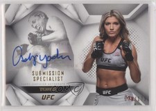 2020 UFC Striking Signatures Submission Specialist 79/179 Ashley Yoder Auto 2rz